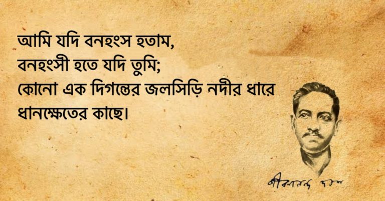 Read more about the article প্রেম নিয়ে কবি জীবনানন্দ দাশের ৫০ টি উক্তি ও পঙক্তি